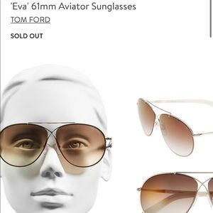 Tom Ford Eva aviator sunglasses